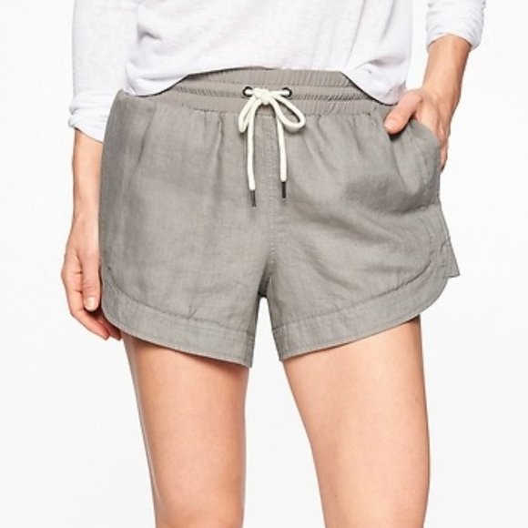 athleta Pants - [Athleta] Beachside Bali Linen Shorts 4